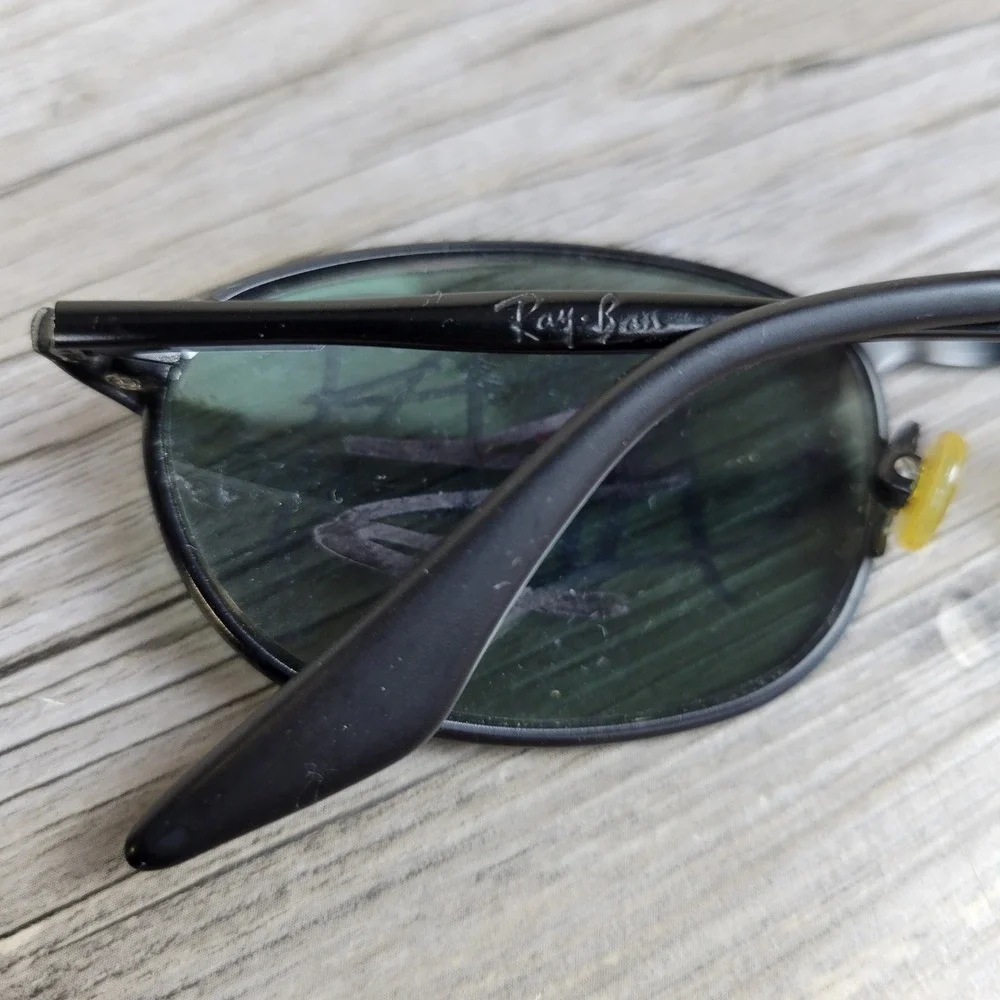 Ray-Ban Sunglasses RB 3003 W3079 Black Oval Frames Only Italy Men 50-19-135